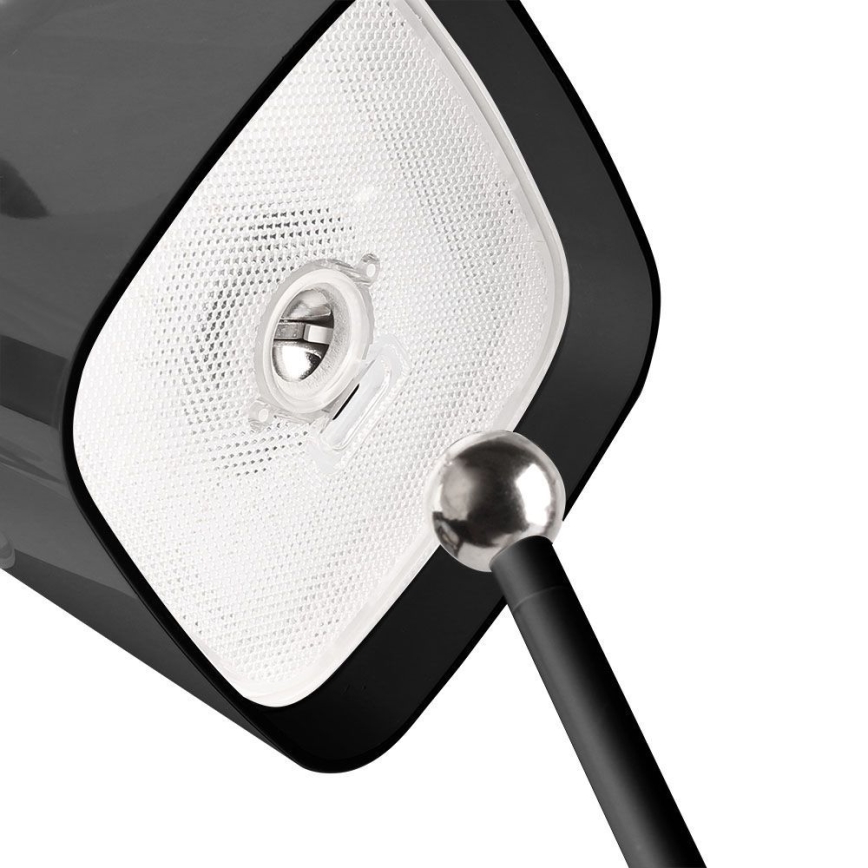 LED Solarna ściemnialna magnetyczna dotykowa akumulatorowa lampa stołowa LED/5W/5V 3000-6000K 3600 mAh IP65 czarna
