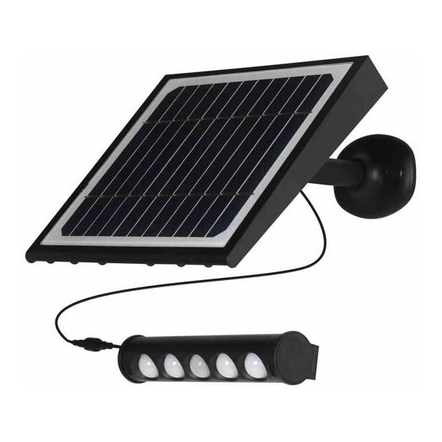 LED Solarna naścienna lampa z czujnikiem ruchu i zmierzchu LED/8W/3,7V 4000 mAh 4000K IP65