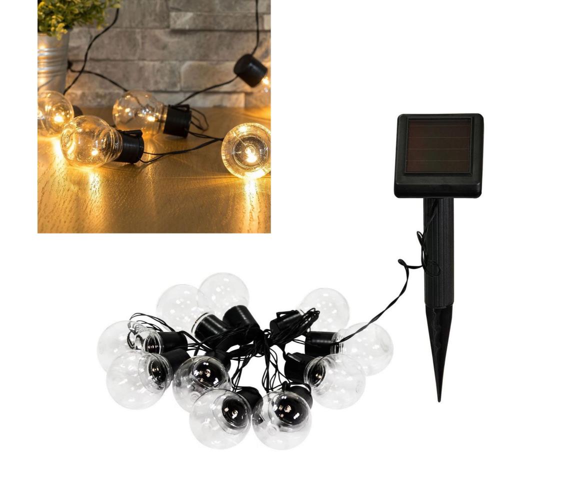 LED Solarny łańcuch ozdobny LED/1,2V 3,8 m IP44