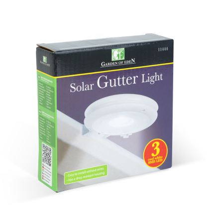 LED Solarny kinkiet LED/1,2V 1000 mAh IP44 biały