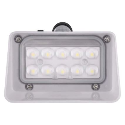 LED Solarna lampa ścienna z czujnikiem LUMI LED/3,7W IP65 czarna