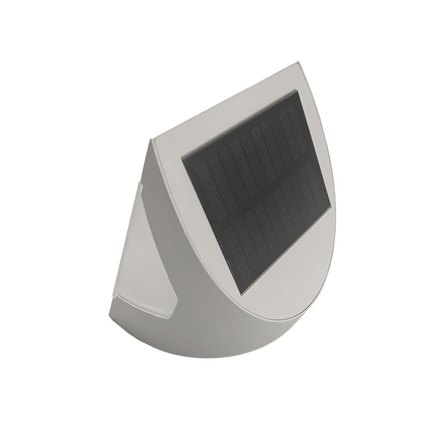 Solarny kinkiet ścienny LED z czujnikiem LED/3W/3,7V 3000/4000K 1200 mAh IP54 biały