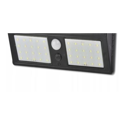 LED solarny kinkiet z czujnikiem LED/1,2W/3,7V 1200 mAh IP44