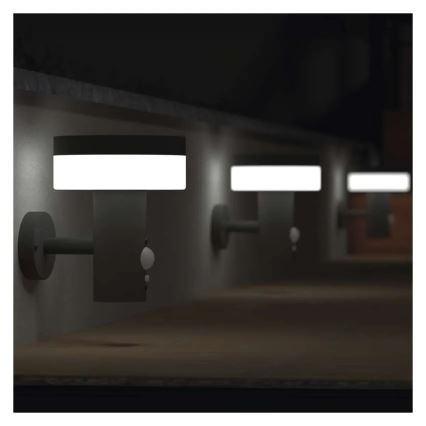 LED Solarna lampa ścienna z czujnikiem LED/2W/3,7V 1200 mAh IP44