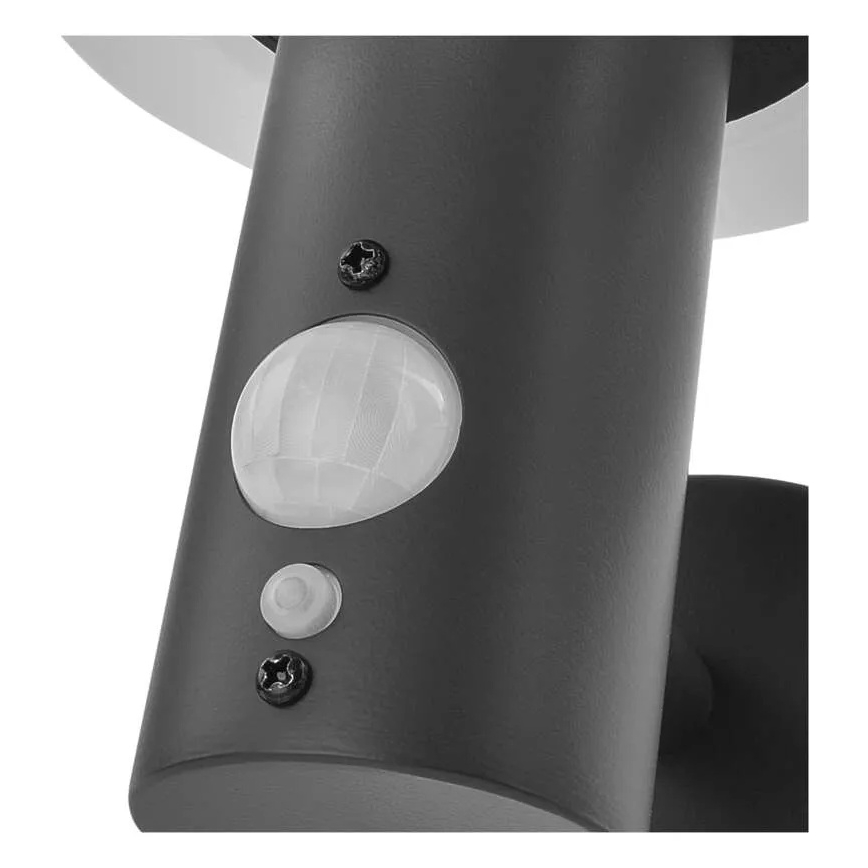 LED Solarna lampa ścienna z czujnikiem LED/2W/3,7V 1200 mAh IP44