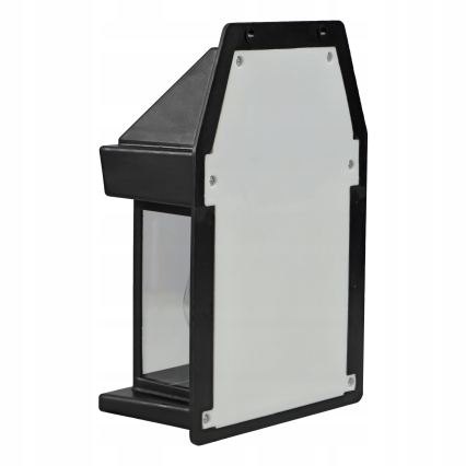 LED solarny kinkiet z czujnikiem LED/3,7V 600 mAh IP44 czarny