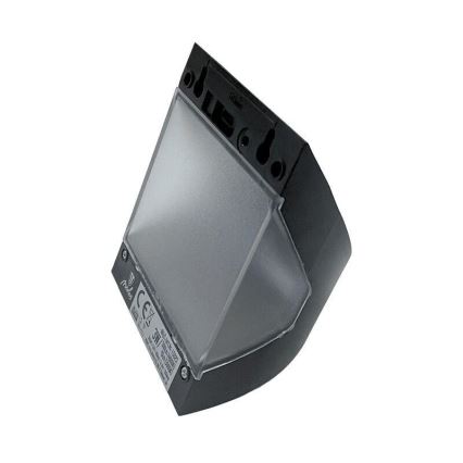 LED solarna lampa ścienna z czujnikiem LED/3W/3,7V 3000/4000K 1200 mAh IP54 czarna