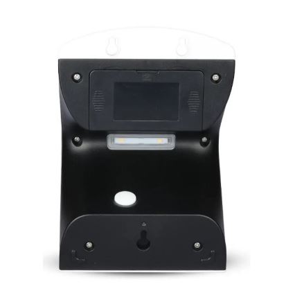 LED Solarna lampa ścienna z czujnikiem LED/3W/3,7V 3000/4000K IP65 2000 mAh biała
