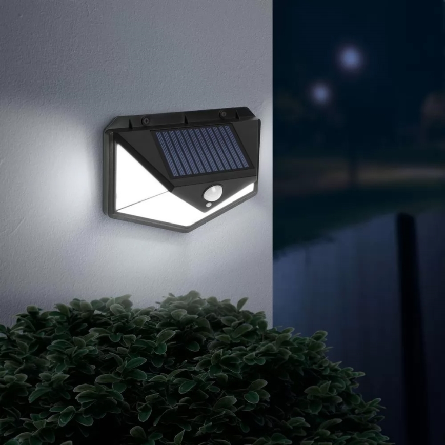 LED Solarna lampa ścienna z czujnikiem LED/5W/5,5V IP65 1200 mAh