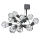 LED Solarny łańcuch zewnętrzny 10xLED/1xAAA 3,8 m IP44