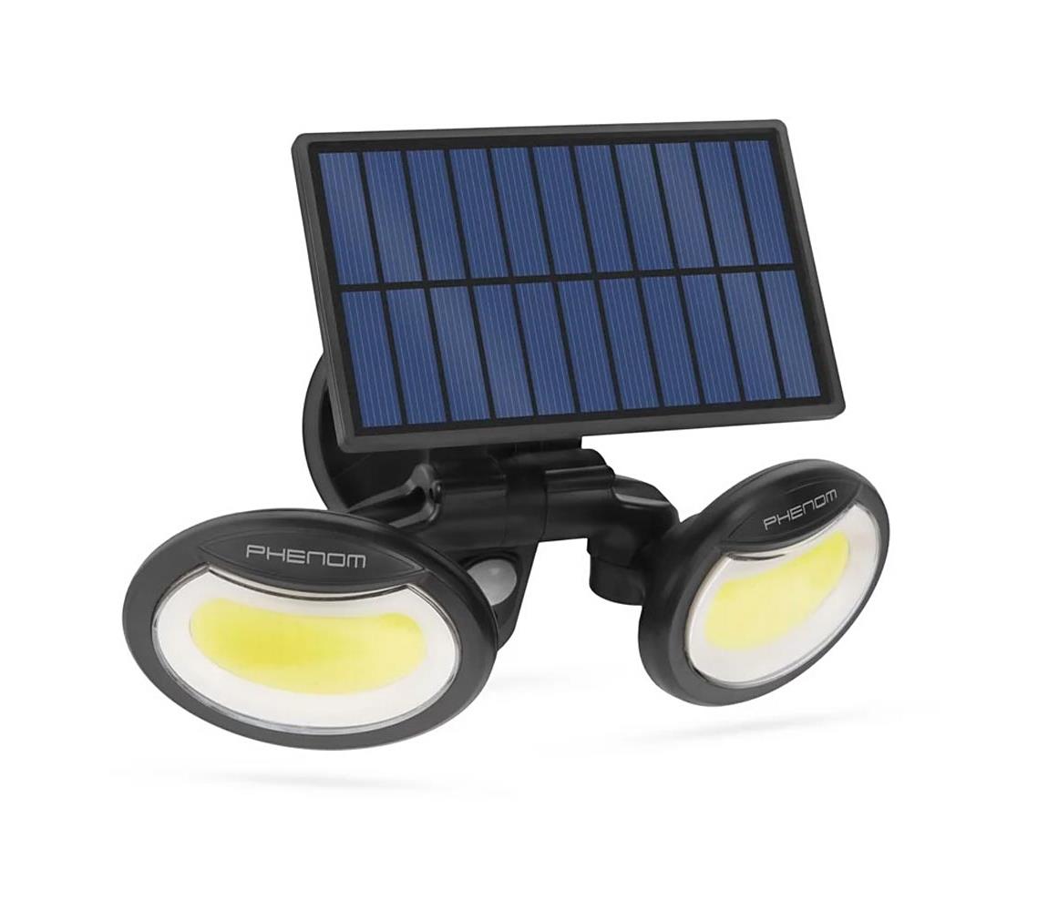 LED Solarny naświetlacz z czujnikiem 2xLED/4W/5V IP65