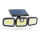 LED Solarny naświetlacz z czujnikiem 3xLED/3,3W/5V IP65 2400 mAh