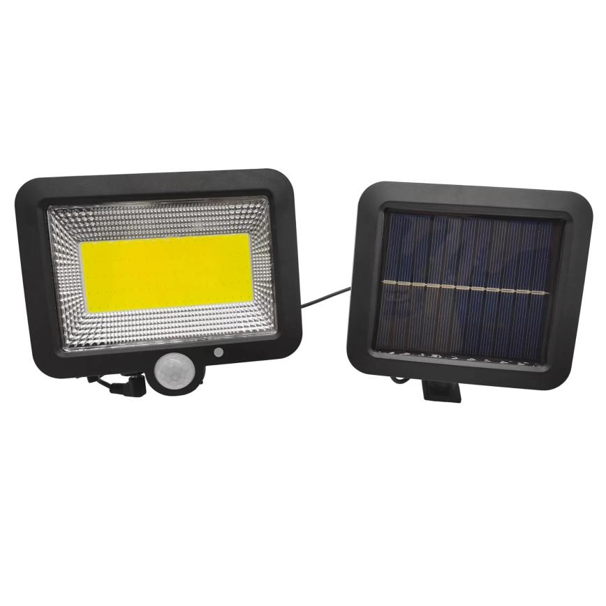 LED Solarny naświetlacz z czujnikiem DUO LED/1W/3,7V 1200 mAh IP44