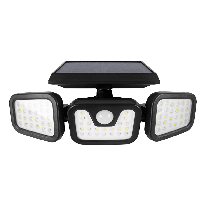 LED Solarny naświetlacz z czujnikiem LED/1,5W/3,7V 6000K IP44 2400 mAh
