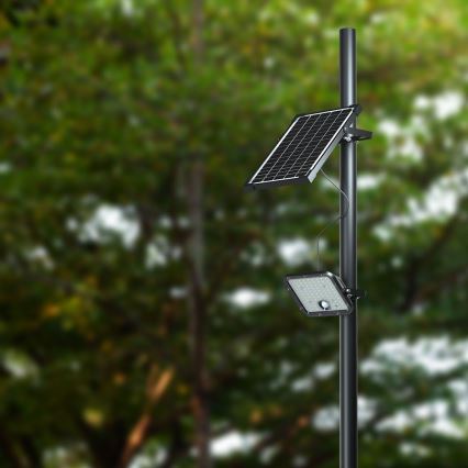 LED Solarny naświetlacz z czujnikiem LED/30W/6,4V 4000K 6000 mAh + zdalne sterowanie