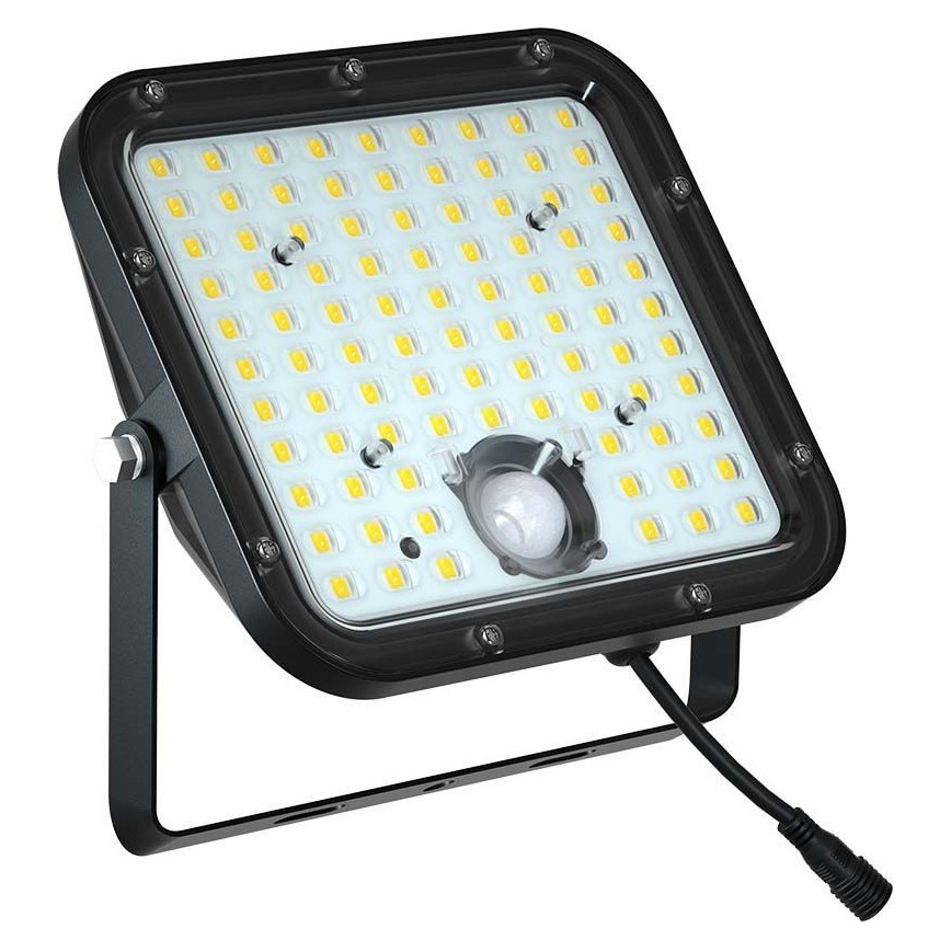 LED Solarny naświetlacz z czujnikiem LED/30W/6,4V 4000K 6000 mAh + zdalne sterowanie
