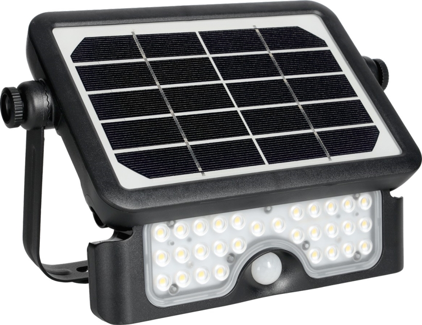 LED Solarny naświetlacz z czujnikiem LED/5W/3,7V 4000K IP65 3000 mAh