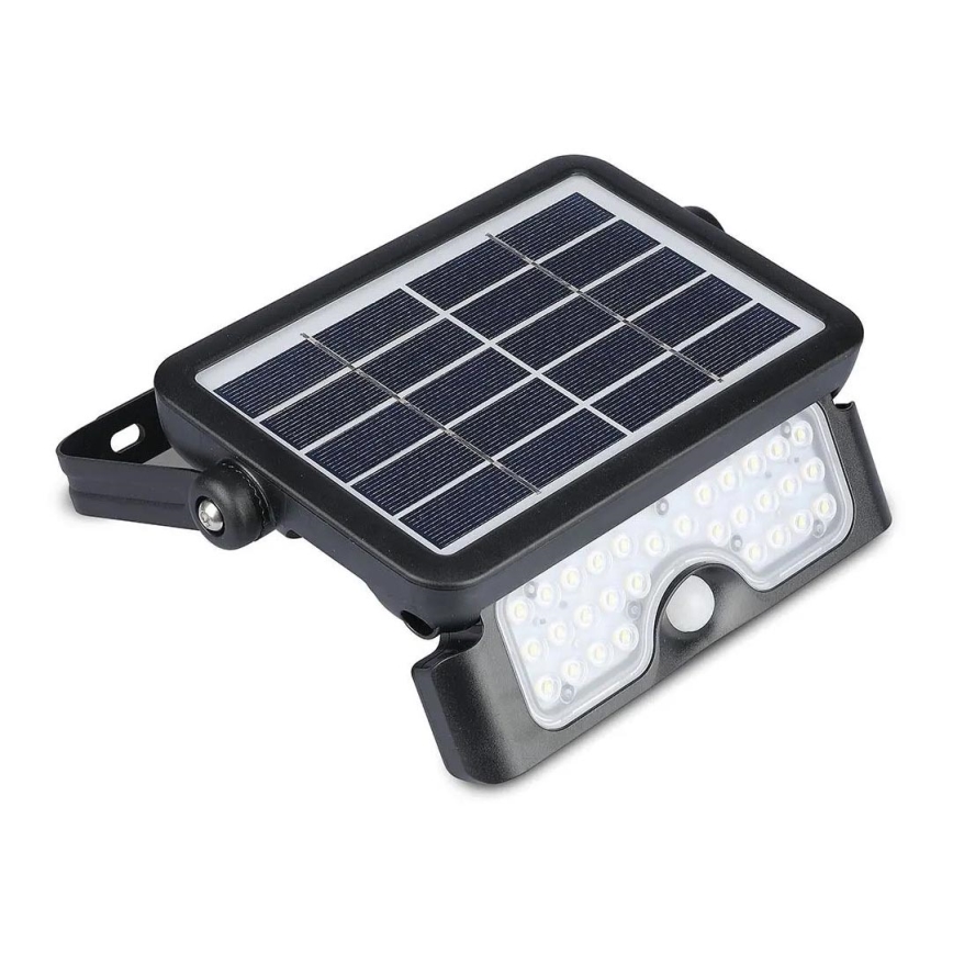 LED Solarny naświetlacz z czujnikiem LED/5W/3,7V IP65 4000K 3000 mAh