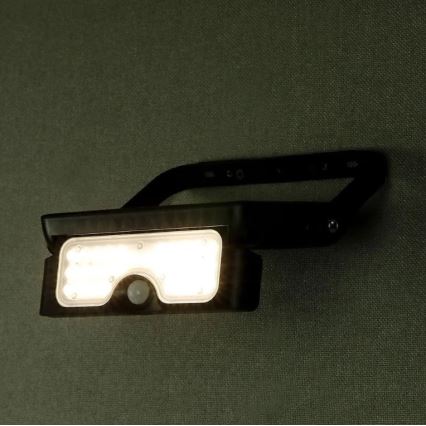 LED Solarny naświetlacz z czujnikiem LED/5W/3,7V IP65 4000K 3000 mAh