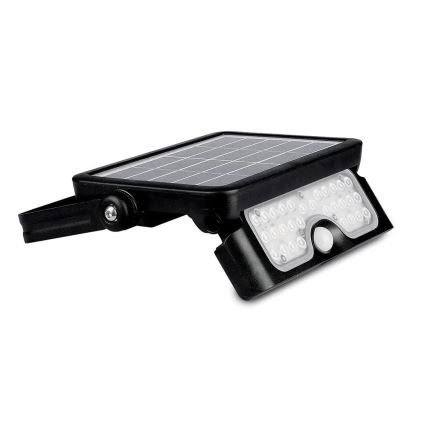 LED Solarny naświetlacz z czujnikiem LED/5W/3,7V IP65 4000K 3000 mAh