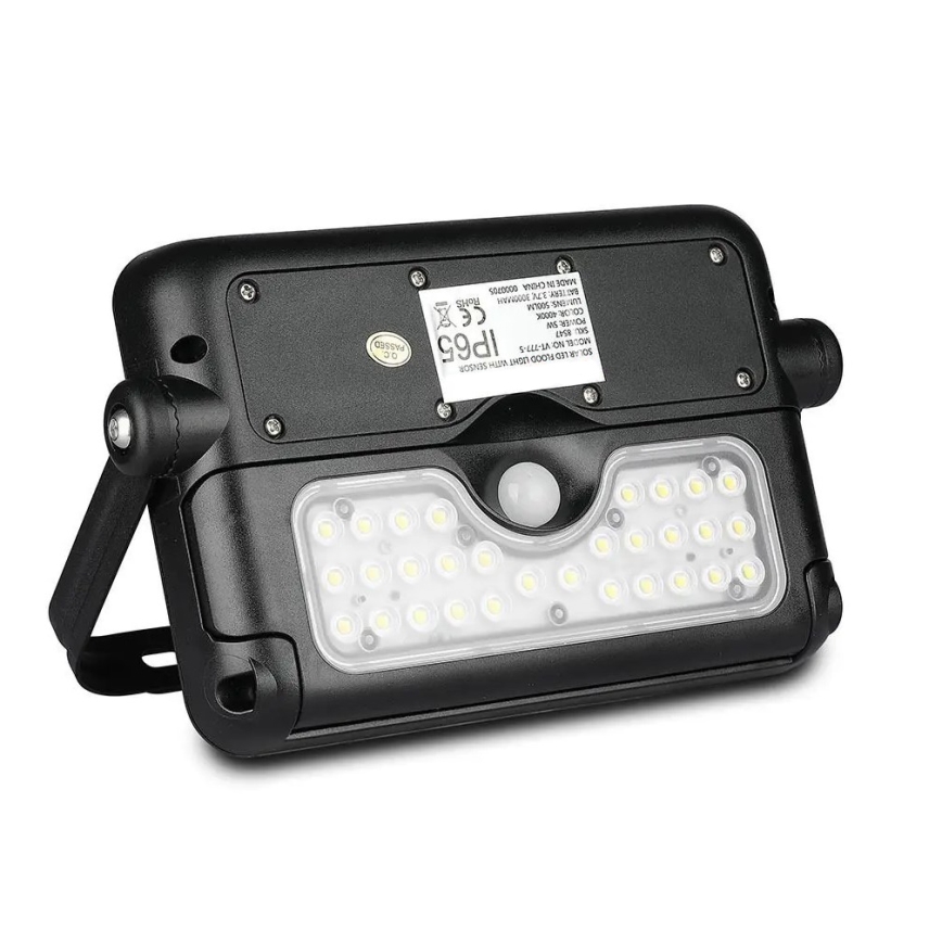 LED Solarny naświetlacz z czujnikiem LED/5W/3,7V IP65 4000K 3000 mAh