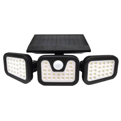 LED Solarny naświetlacz z czujnikiem TRIO LED/0,6W/3,7V 1200 mAh IP44