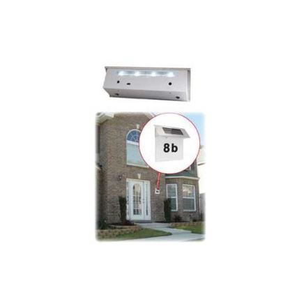 LED Solarny numer domu