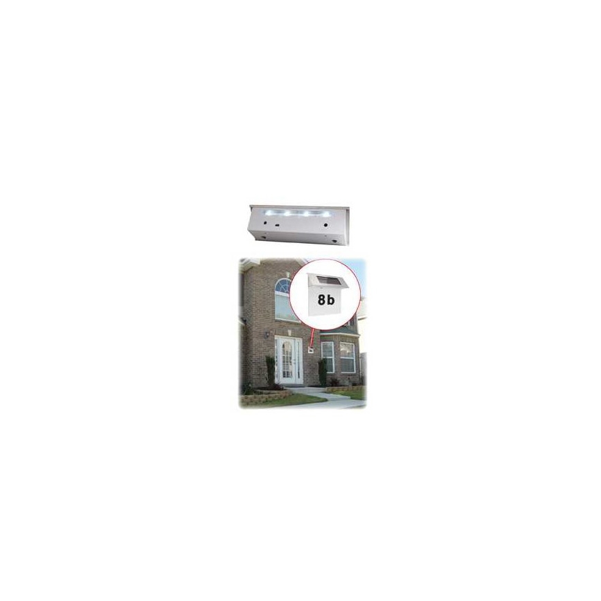 LED Solarny numer domu