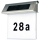 LED Solarny numer domu LED/2x0,07W/2,4V 1200 mAh IP44