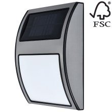 LED Solarny numer domu LED/3x0,1W/2,4V IP44 - certyfikat FSC