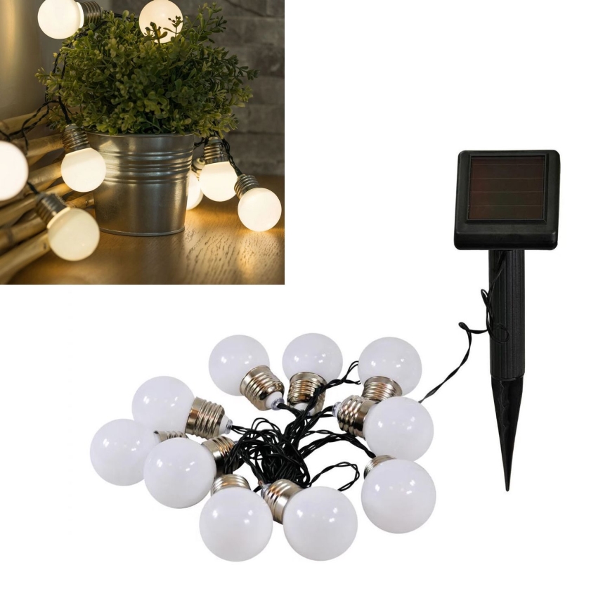 LED Solarny ozdobny łańcuch LED/1,2V 300 mAh 3,8 m IP44