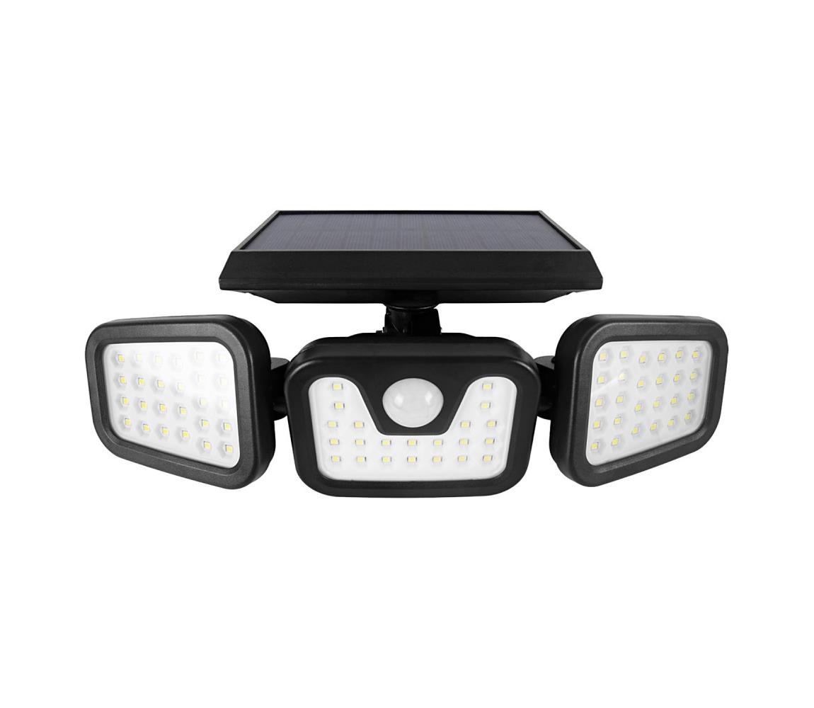 LED Solarny reflektor z czujnikiem LED/1,5W/3,7V 6000K IP44