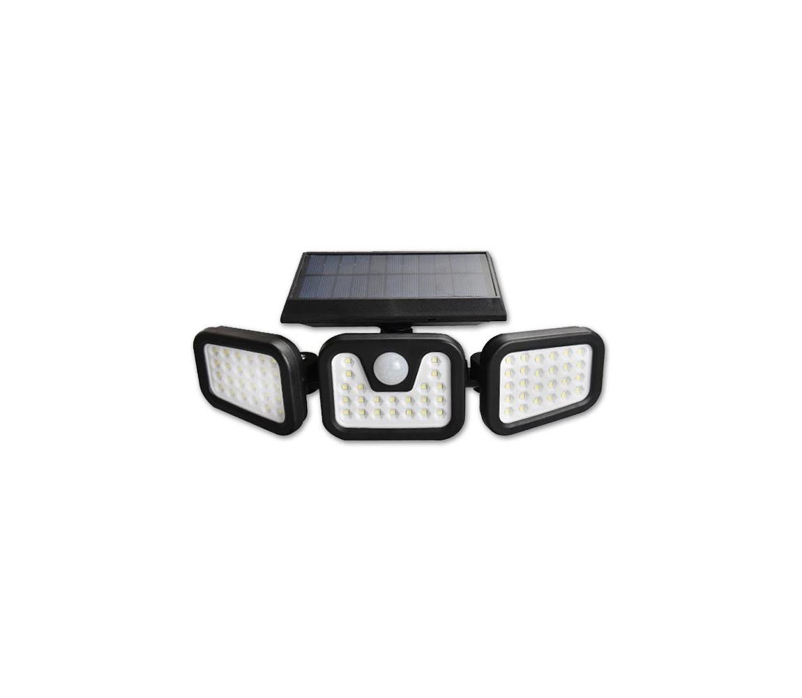 LED Solarny reflektor z czujnikiem LED/15W/3,7V IP54 4500K
