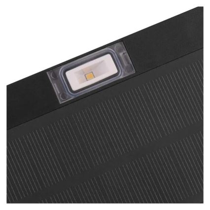 Reflektor solarny LED z czujnikiem ruchu LED/3,7V 1200mAh 4000K IP65 czarny