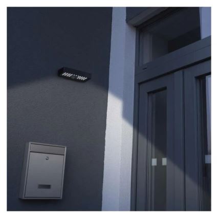 Reflektor solarny LED z czujnikiem ruchu LED/3,7V 3000mAh 4000K IP65 czarny