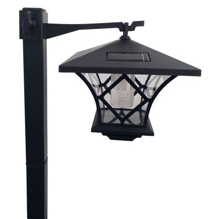 LED Solarny zewnętrzny lampa 3w1 LED/1,2V 200 mAh IP44 czarny