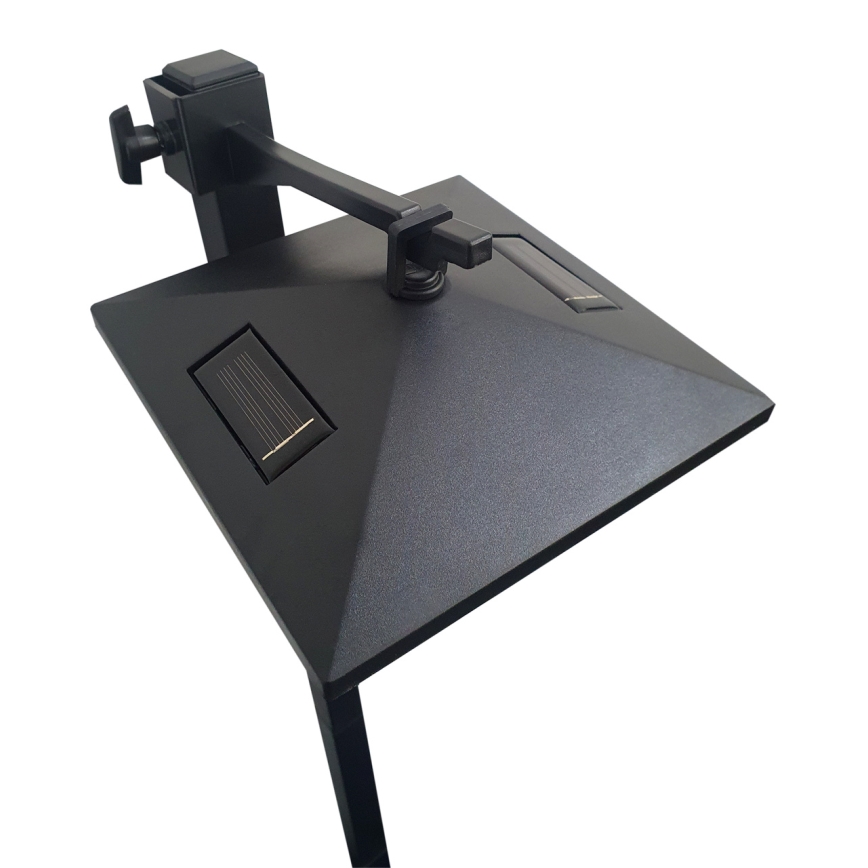 LED Solarny zewnętrzny lampa 3w1 LED/1,2V 200 mAh IP44 czarny