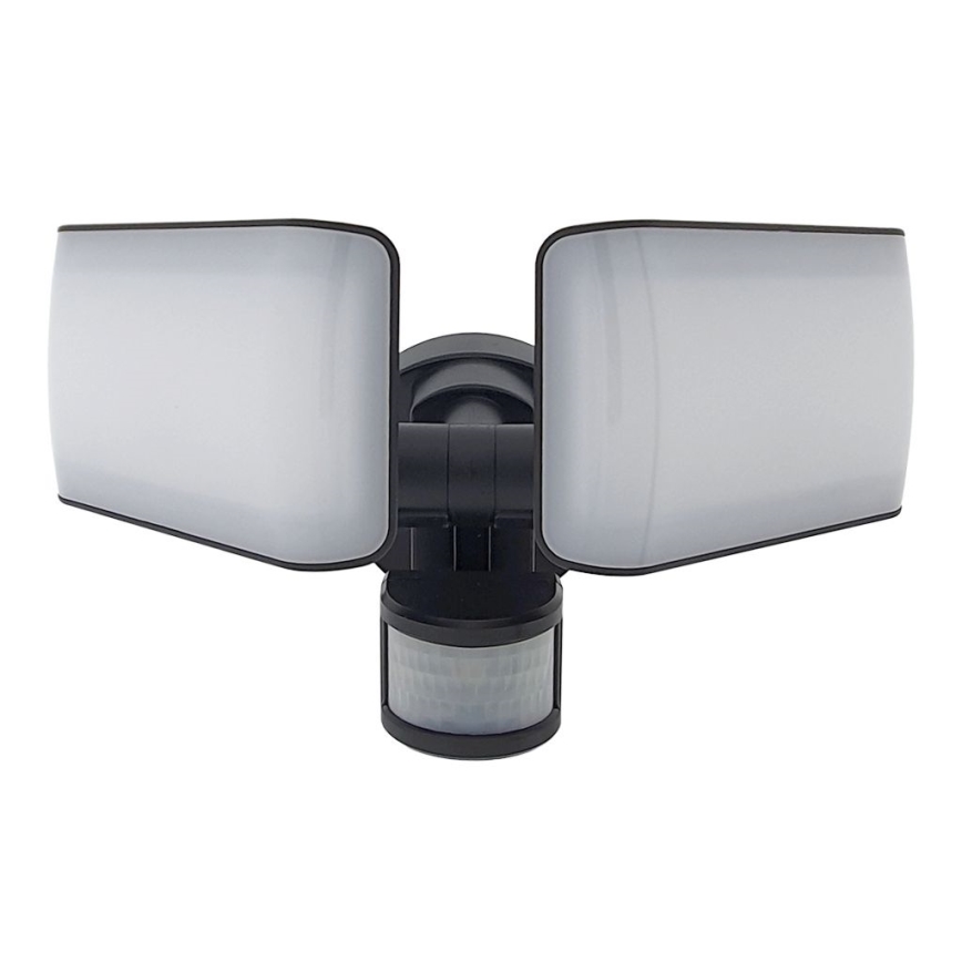 LED Solarny zewnętrzny reflektor z czujnikiem LED/20W/5,5V 2400 mAh IP44