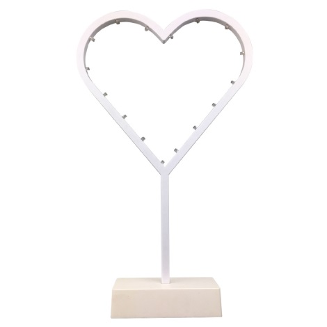LED Stołowa lampka dekoracyjna HEART LED/2xAA