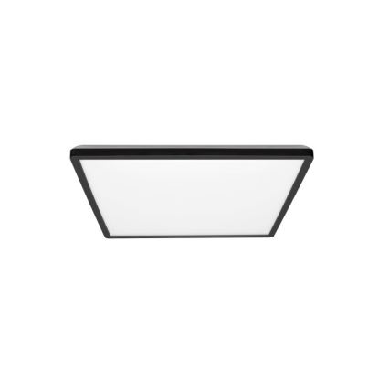 LED Lampa sufitowa do łazienki NIVERA LED/12W/230V IP54 3000/4000/6000K 22,5x22,5 cm czarna