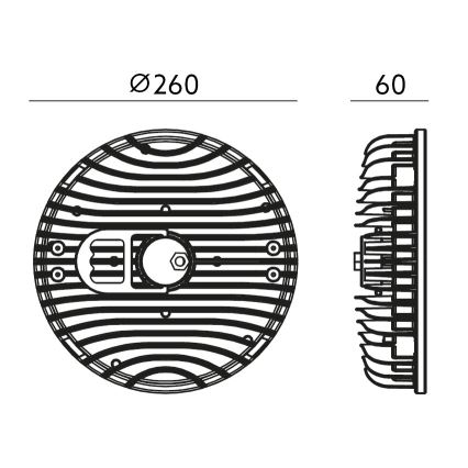 LED Sufitowa lampa przemysłowa RIO HIGHBAY LED/150W/230V 4000K IP65