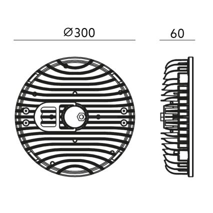 LED Sufitowa lampa przemysłowa RIO HIGHBAY LED/200W/230V 4000K IP65