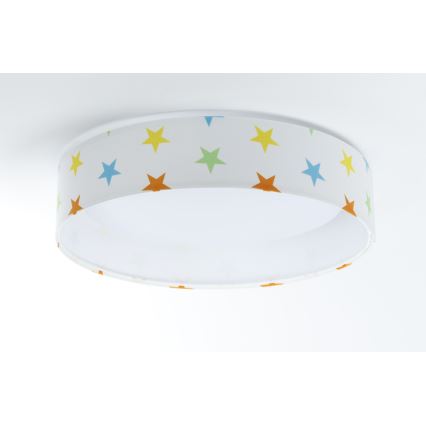 LED Dziecięca lampa sufitowa GALAXY KIDS LED/24W/230V kolorowe gwiazdki