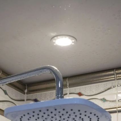 LED Oprawa sufitowa łazienkowa LORI LED/4,5W/230V IP65 2700/4000K śr. 8,5 cm biała