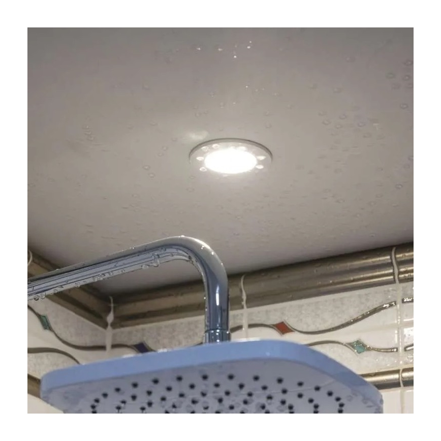 LED Oprawa sufitowa łazienkowa LORI LED/4,5W/230V IP65 2700/4000K śr. 8,5 cm biała