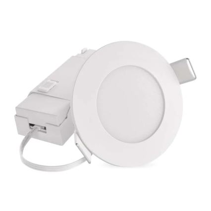 LED Oprawa sufitowa łazienkowa LORI LED/4,5W/230V IP65 2700/4000K śr. 8,5 cm biała