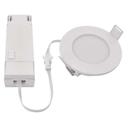 LED Oprawa sufitowa łazienkowa LORI LED/4,5W/230V IP65 2700/4000K śr. 8,5 cm biała