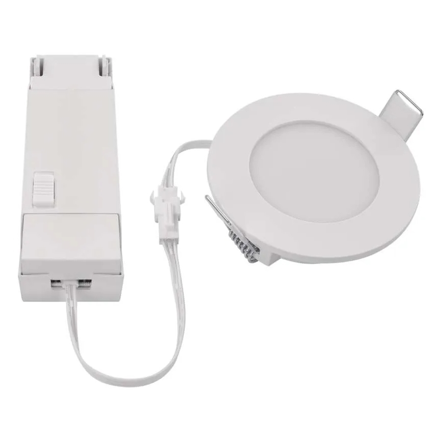 LED Oprawa sufitowa łazienkowa LORI LED/4,5W/230V IP65 2700/4000K śr. 8,5 cm biała