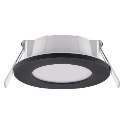 LED Podtynkowe oświetlenie łazienkowe LORI LED/4,5W/230V IP65 2700/4000K śr. 8,5 cm czarne