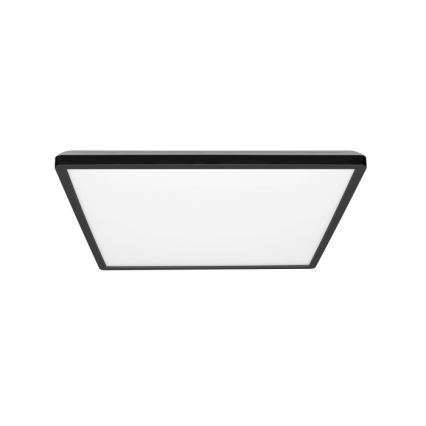 LED Lampa sufitowa do łazienki NIVERA LED/18W/230V IP54 3000/4000/6000K 30x30 cm czarna